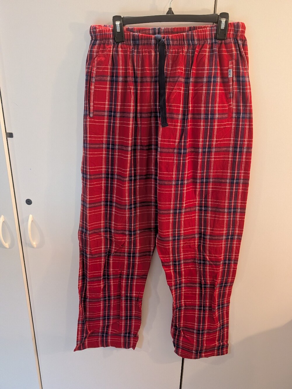 Boxcraft  Woman's Red Plaid Lounge Pants - Relaxed Fit Size 2XL NWT